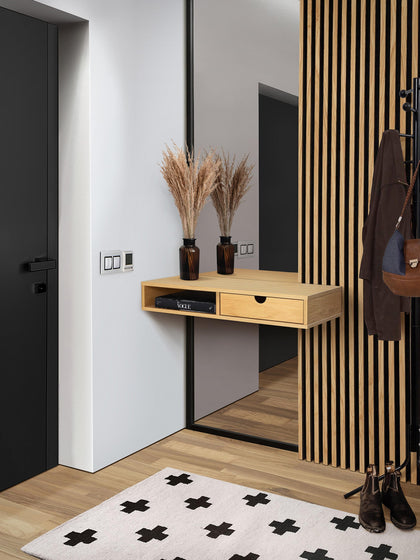 Westwing Consola De Pared Con Cajón Farsta