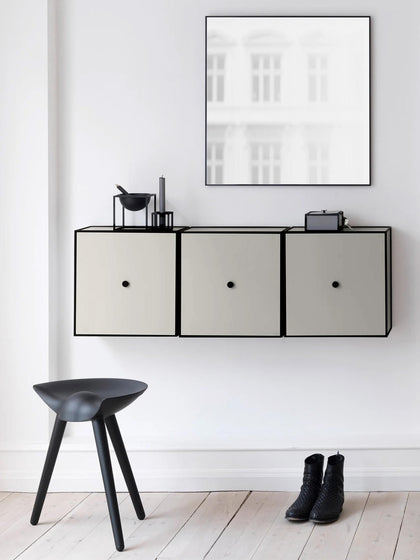 Westwing Consola De Pared De Madera Y Metal Frame