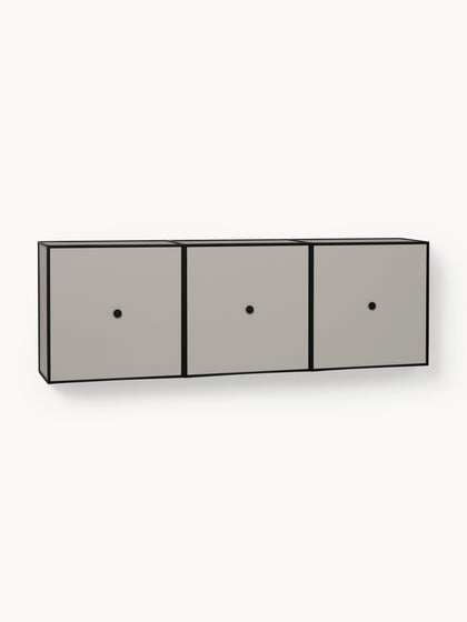 Westwing Consola De Pared De Madera Y Metal Frame