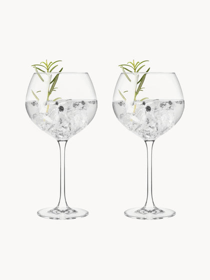 Westwing Copas Balón De Cristal Gin 2 uds