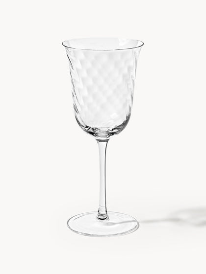 Westwing Copas De Vino Sopladas Swirl 4 uds