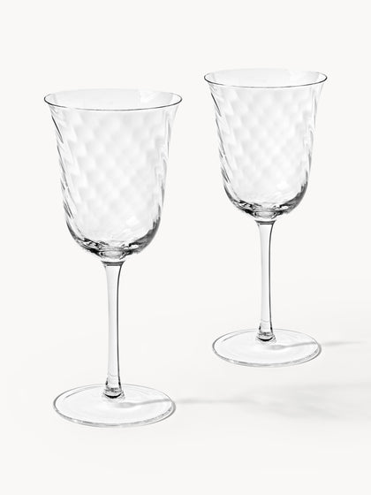 Westwing Copas De Vino Sopladas Swirl 4 uds