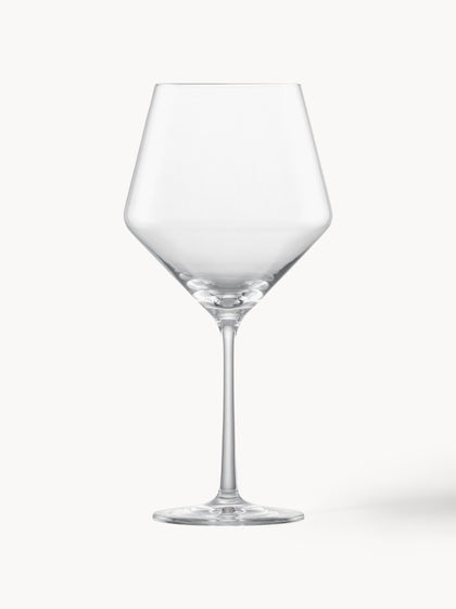 Westwing Copas de vino tinto de cristal Pure 2 uds