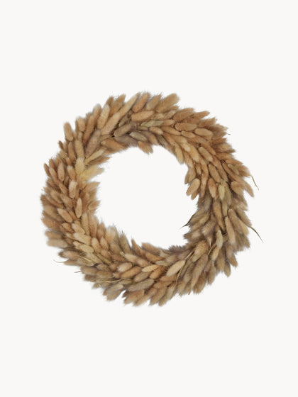 Westwing Corona decorativa de cola de liebre Cilla