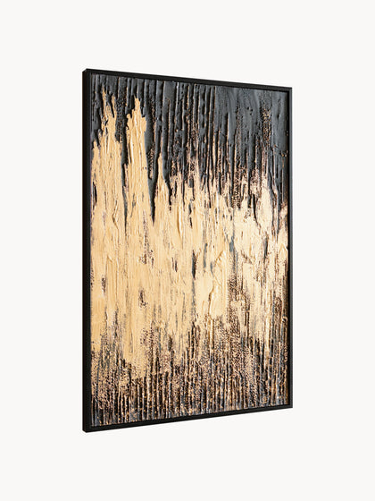 Westwing Cuadro En Lienzo Pintado A Mano Abstract