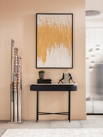 Westwing Cuadro En Lienzo Pintado A Mano Abstract