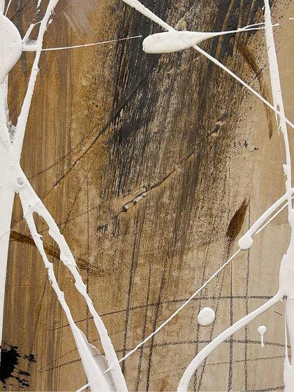 Westwing Cuadro En Lienzo Pintado A Mano Cream