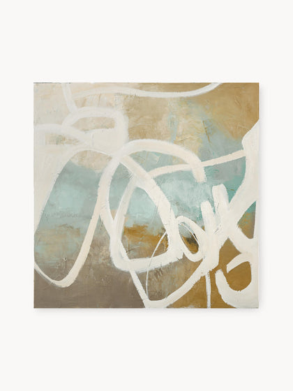 Westwing Cuadro en lienzo pintado a mano Notify