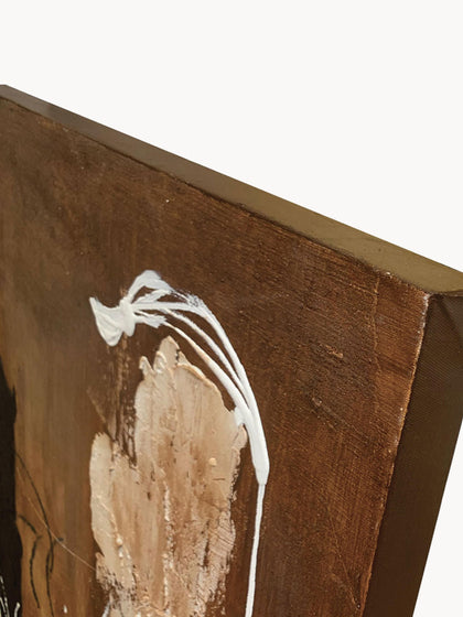 Westwing Cuadro En Lienzo Pintado A Mano Rust