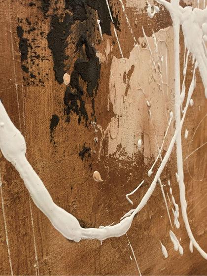Westwing Cuadro En Lienzo Pintado A Mano Rust