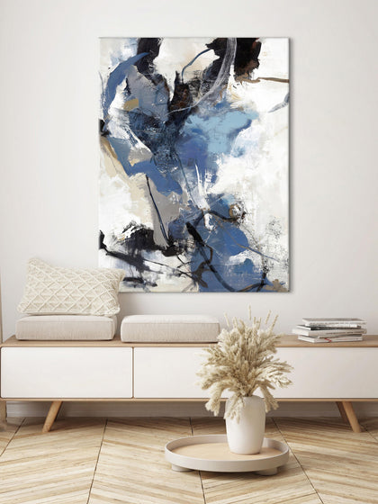Westwing Cuadro Pintado A Mano Blue Vibes