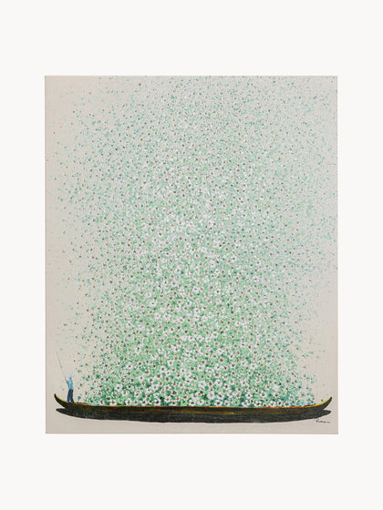 Westwing Cuadro pintado a mano Flower Boat