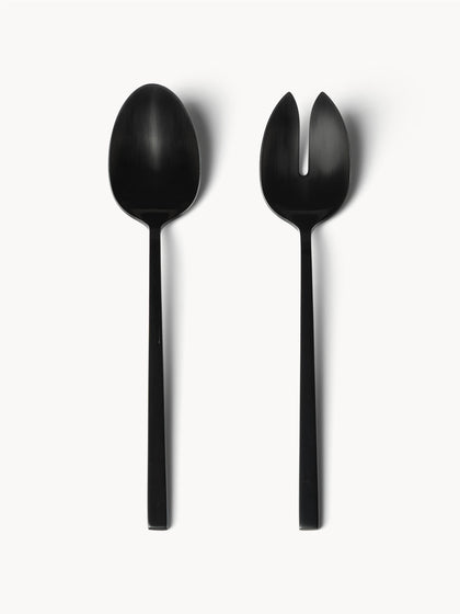 Westwing Cubiertos Para Ensalada Dorado Mate Shine