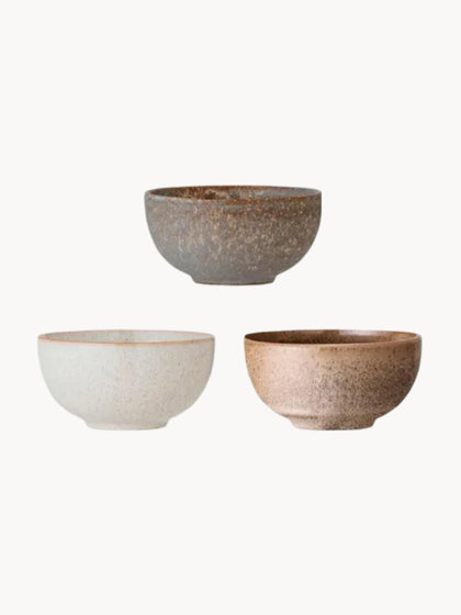Westwing Cuencos artesanales Addison 3 uds