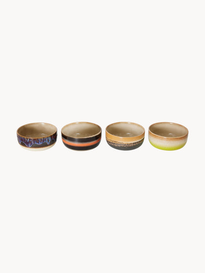 Westwing Cuencos Artesanales De Gres 70's 4 Uds