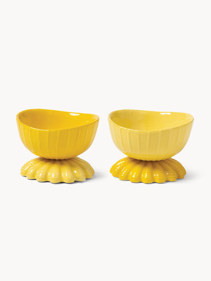 Westwing Cuencos de dolomita Clam 2 uds
