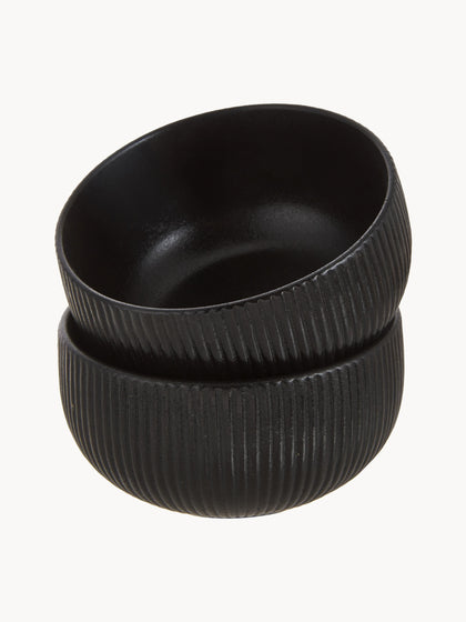 Westwing Cuencos Mate Con Relieve Neri 2 uds