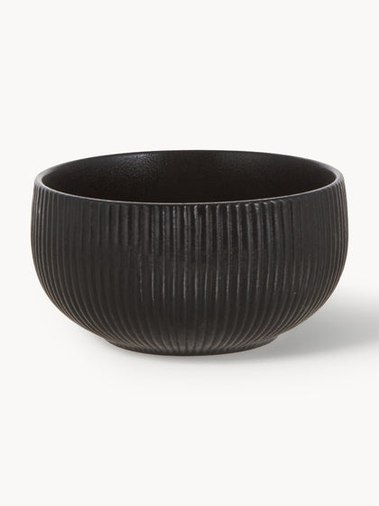 Westwing Cuencos mate con relieve Neri 2 uds