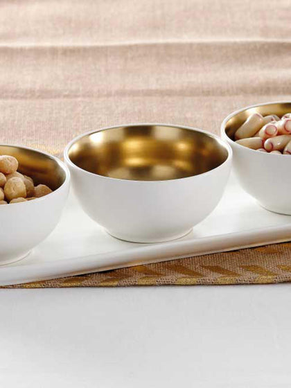Westwing Cuencos Para Salsas Glitz 4 pzas
