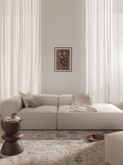 Westwing Diván Modular En Tejido Bouclé Lennon