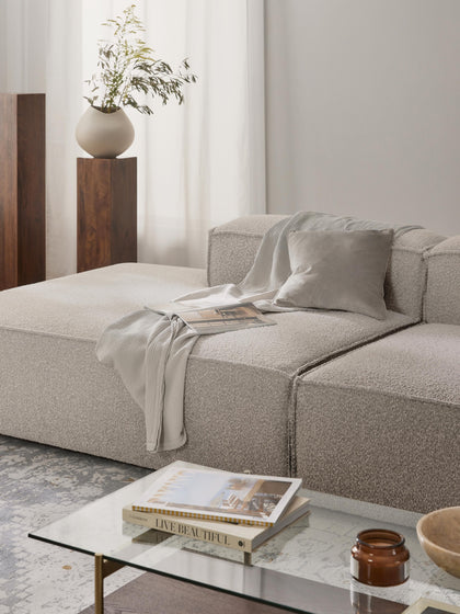 Westwing Diván Modular En Tejido Bouclé Lennon