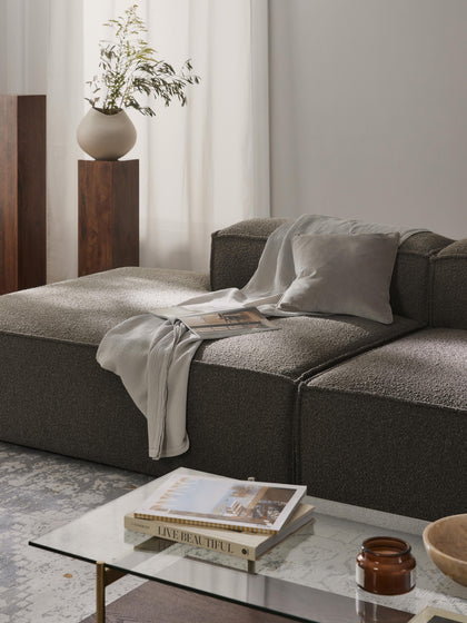 Westwing Diván Modular En Tejido Bouclé Lennon