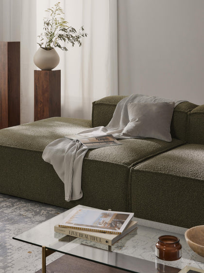 Westwing Diván Modular En Tejido Bouclé Lennon