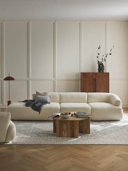 Westwing Diván Modular Grande De Borreguillo Sofia