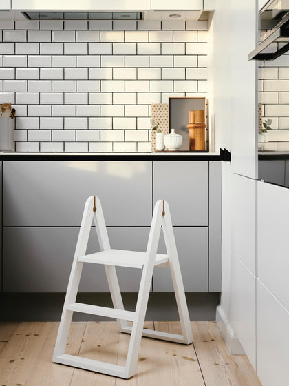 Westwing Escalera De Madera De Fresno Reech