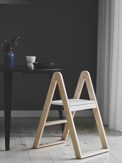 Westwing Escalera De Madera De Fresno Reech