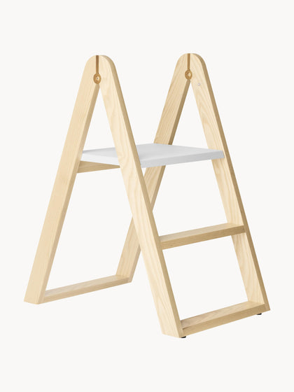 Westwing Escalera de madera de fresno Reech