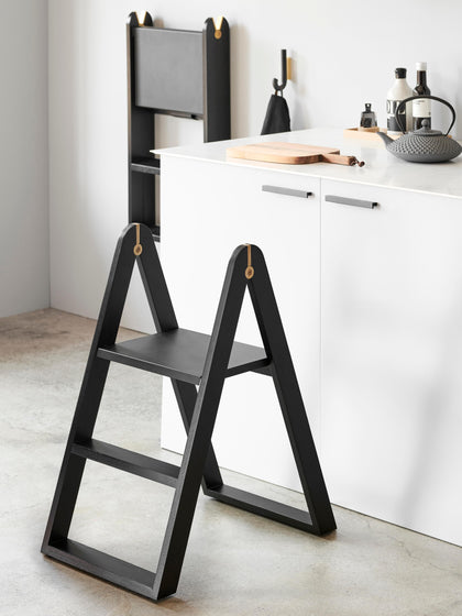 Westwing Escalera De Madera De Roble Reech