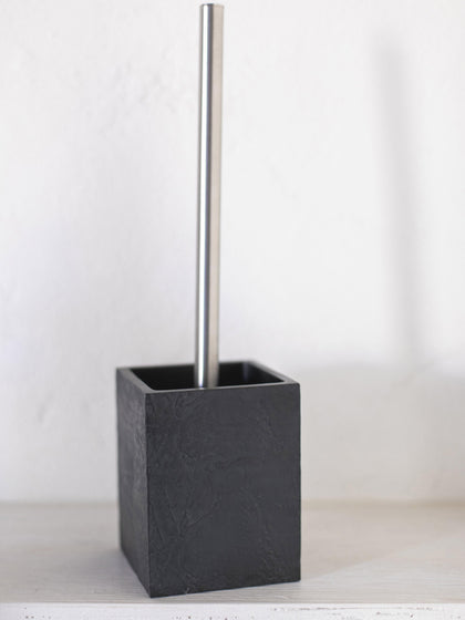 Westwing Escobilla De Baño En Look Pizarra Slate