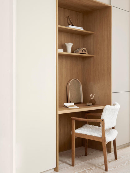 Westwing Espejo De Pared De Madera De Roble Woody