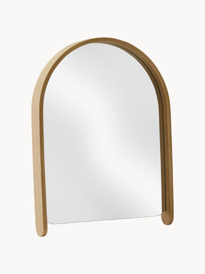 Westwing Espejo de pared de madera de roble Woody