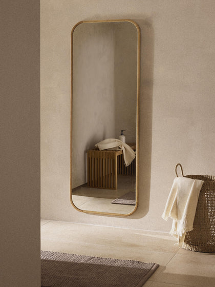 Westwing Espejo De Pared De Madera Levan