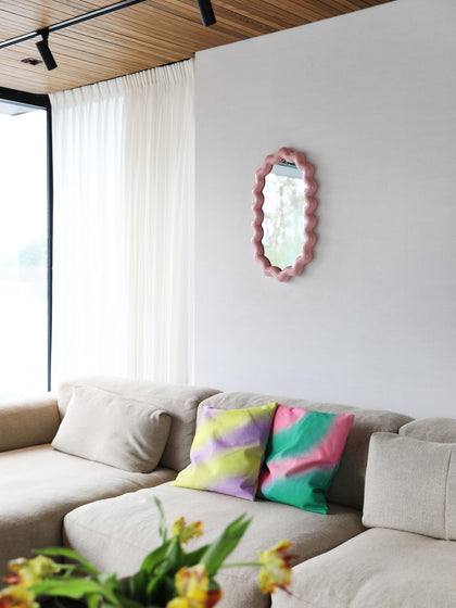 Westwing Espejo De Pared Ovalado Zigzag