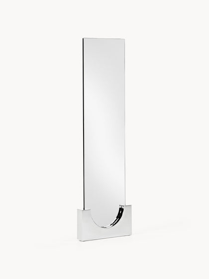 Westwing Espejo De Pie Con Base Metal Finn