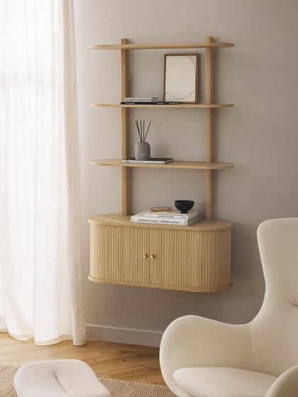 Westwing Estante De Pared Acanalado Calary