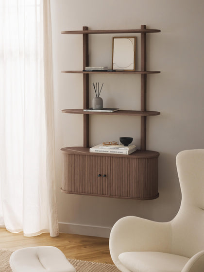 Westwing Estante De Pared Acanalado Calary