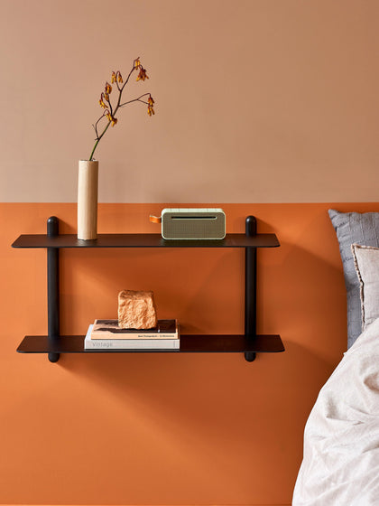 Westwing Estante De Pared De Madera De Fresno Nivo