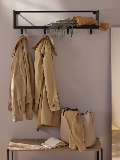 Westwing Estante De Pared De Madera De Mango June