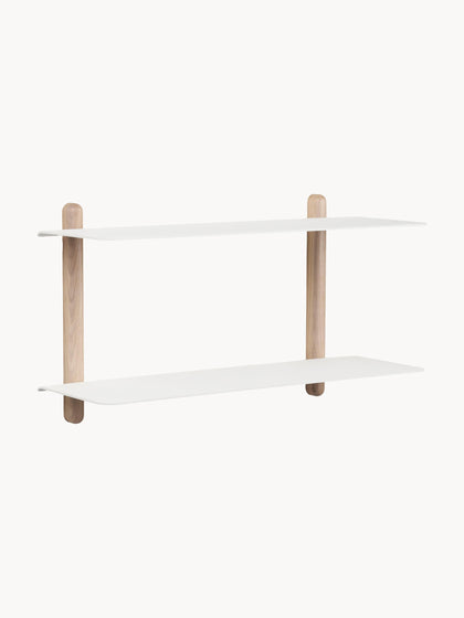 Westwing Estante De Pared De Madera De Roble Nivo
