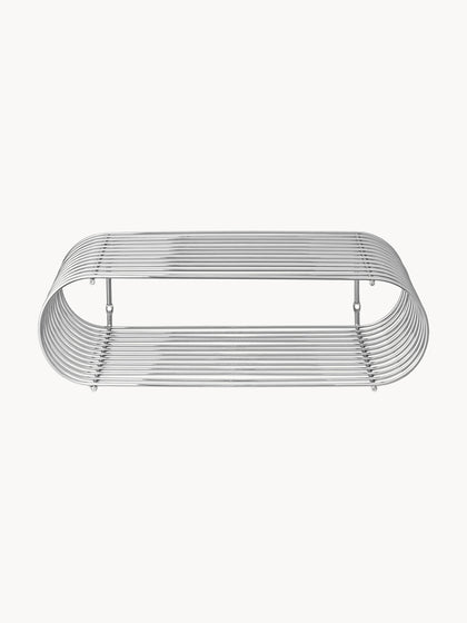 Westwing Estante De Pared De Metal Curva 40 cm