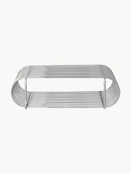 Westwing Estante De Pared De Metal Curva 40 cm