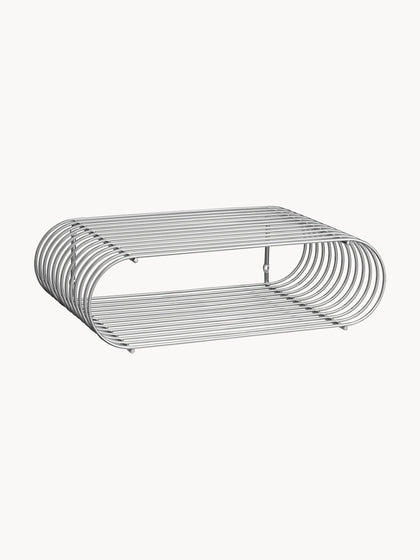 Westwing Estante de pared de metal Curva 40 cm