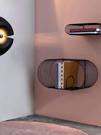 Westwing Estante De Pared De Metal Curva 61 cm