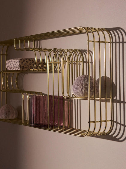 Westwing Estante De Pared De Metal Curva