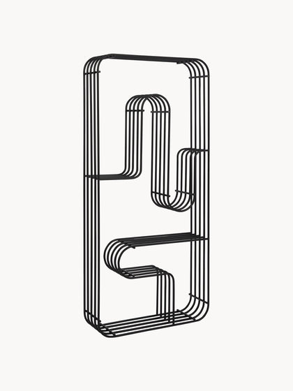 Westwing Estante de pared de metal Curva