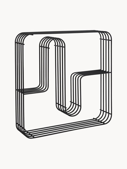 Westwing Estante de pared de metal Curva